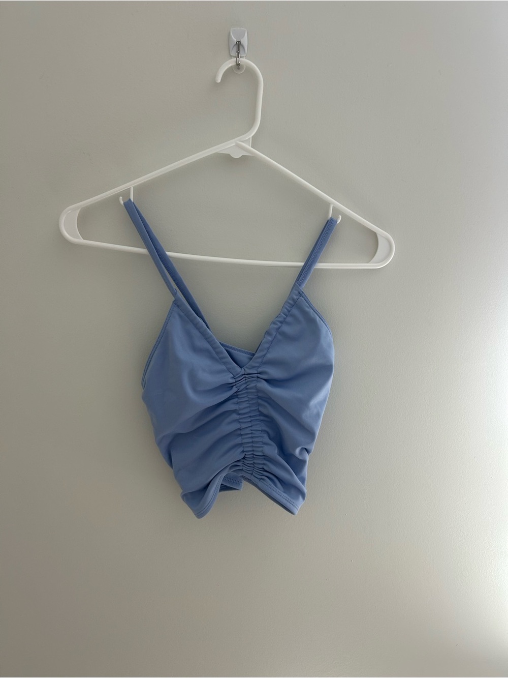 Cotton On Body Light Blue Ruched V-Neck Cami